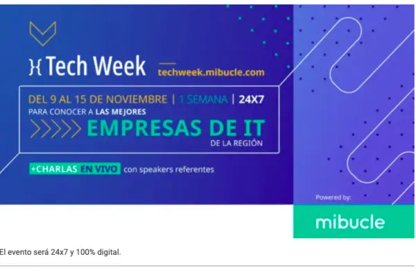 La Tech Week llegó a los medios - Mibucle